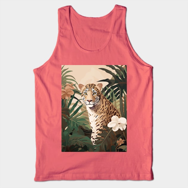 Leopard in the Jungle Tank Top by JunkyDotCom